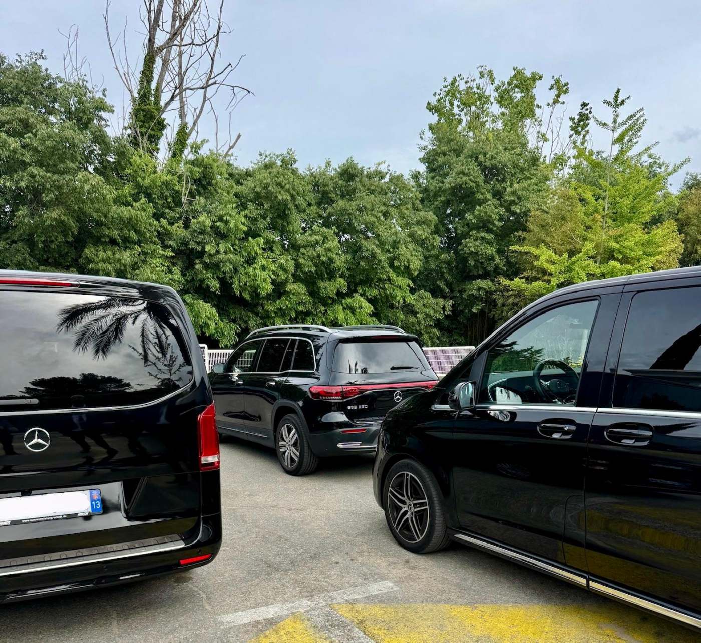 Mercedes EQB noir SO VTC Marseille